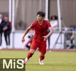 24.07.2024, Fussball 1. Bundesliga 2024/2025, Testspiel im Trainingslager des FC Bayern Mnchen in Rottach-Egern am Tegernsee am Sportplatz Birkenmoos, FC Rottach Egern - FC Bayern Mnchen, Hiroki Ito (FC Bayern Mnchen) 