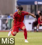 24.07.2024, Fussball 1. Bundesliga 2024/2025, Testspiel im Trainingslager des FC Bayern Mnchen in Rottach-Egern am Tegernsee am Sportplatz Birkenmoos, FC Rottach Egern - FC Bayern Mnchen, Hiroki Ito (FC Bayern Mnchen) 