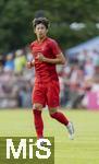 24.07.2024, Fussball 1. Bundesliga 2024/2025, Testspiel im Trainingslager des FC Bayern Mnchen in Rottach-Egern am Tegernsee am Sportplatz Birkenmoos, FC Rottach Egern - FC Bayern Mnchen, Hiroki Ito (FC Bayern Mnchen) 