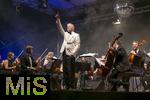 27.07.2024, Konzert in Mindelheim im Unterallgu: ?Mondlicht-Open-Air? mit dem Orchester Frisch Gestrichen unter der Leitung von Nils Schad, an der Schwabenwiese Mindelheim. 