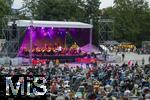 27.07.2024, Konzert in Mindelheim im Unterallgu: ?Mondlicht-Open-Air? mit dem Orchester Frisch Gestrichen unter der Leitung von Nils Schad, an der Schwabenwiese Mindelheim. 