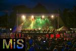 27.07.2024, Konzert in Mindelheim im Unterallgu: ?Mondlicht-Open-Air? mit dem Orchester Frisch Gestrichen unter der Leitung von Nils Schad, an der Schwabenwiese Mindelheim. 