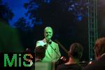 27.07.2024, Konzert in Mindelheim im Unterallgu: ?Mondlicht-Open-Air? mit dem Orchester Frisch Gestrichen unter der Leitung von Nils Schad, an der Schwabenwiese Mindelheim.  Orchesterleitung Nils Schad 