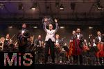 27.07.2024, Konzert in Mindelheim im Unterallgu: ?Mondlicht-Open-Air? mit dem Orchester Frisch Gestrichen unter der Leitung von Nils Schad, an der Schwabenwiese Mindelheim.  Orchesterleitung Nils Schad 