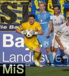 02.08.2024, Fussball 3. Liga 2024/2025, 1.Spieltag, TSV 1860 Mnchen - 1.FC Saarbrcken, im Stdtischen Stadion an der Grnwalderstrasse, Mnchen. Torwart Rene Vollath (TSV 1860 Mnchen) 


