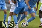 02.08.2024, Fussball 3. Liga 2024/2025, 1.Spieltag, TSV 1860 Mnchen - 1.FC Saarbrcken, im Stdtischen Stadion an der Grnwalderstrasse, Mnchen. 


