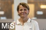 07.08.2024, Mdchen an den Ball, Pressekonferenz zur Kooperation mit dem FC Bayern Mnchen, am Vereinsgelnde FT Gern Mnchen,   Bianca Rech (Direktorin Frauenfussball FC Bayern Mnchen) 