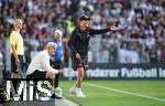 09.08.2024, Fussball Saison 2024/2025, Testspiel, FC St. Pauli - Atlanta Bergamo, im Millerntor Stadion Hamburg.  (L-R) Co-Trainer Peter Nemeth (FC St. Pauli), Trainer Alexander Blessin (FC St. Pauli)


