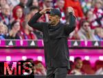 08.03.2025, Fussball 1. Bundesliga 2024/2025, 25. Spieltag,  FC Bayern Mnchen - VfL Bochum, in der Allianz-Arena Mnchen. Trainer Vincent Kompany (FC Bayern Mnchen) in Rage
