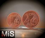 12.03.2025, Abschaffung der Euro-Cent-Mnzen im Gesprch, Die Deutsche Bundesbank mchte eventuell die 1- und 2 Cent Mnzen Europaweit abschaffen.  