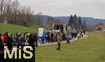 14.03.2025,  Bad Grnenbach im Allgu, eine Demonstration, veranstaltet von SOKO-Tierschutz gegen Tierqulerei auf einem Vieh-Grobetrieb in Bad Grnenbach, der durch SOKO-Tierschutz-Recherche wegen Tierqulerei von Milchvieh aktuell schwer belastet wurde.