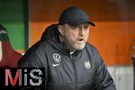15.03.2025, Fussball 1. Bundesliga 2024/2025, 26. Spieltag, FC Augsburg - VfL Wolfsburg, in der WWK-Arena Augsburg, Trainer Ralph Hasenhttl (Wolfsburg) 
 

