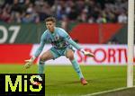 15.03.2025, Fussball 1. Bundesliga 2024/2025, 26. Spieltag, FC Augsburg - VfL Wolfsburg, in der WWK-Arena Augsburg, Torwart Finn Dahmen (FC Augsburg) in Aktion.