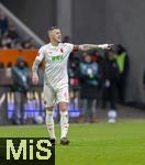 15.03.2025, Fussball 1. Bundesliga 2024/2025, 26. Spieltag, FC Augsburg - VfL Wolfsburg, in der WWK-Arena Augsburg, Jeffrey Gouweleeuw (FC Augsburg) 