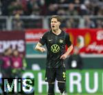 15.03.2025, Fussball 1. Bundesliga 2024/2025, 26. Spieltag, FC Augsburg - VfL Wolfsburg, in der WWK-Arena Augsburg, Matthias Svanberg (Wolfsburg) 