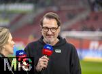 15.03.2025, Fussball 1. Bundesliga 2024/2025, 26. Spieltag, FC Augsburg - VfL Wolfsburg, in der WWK-Arena Augsburg, Prsident Markus Krapf (FC Augsburg) beim SKY-Sport Interview.