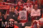 17.03.2025, Fussball, das FC Bayern Mnchen Legenden-Turnier FRANZ BECKENBAUER CUP, im SAP-Garden Mnchen. Bayernfans 