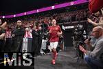17.03.2025, Fussball, das FC Bayern Mnchen Legenden-Turnier FRANZ BECKENBAUER CUP, im SAP-Garden Mnchen. Franck Ribery kommt ins Stadion 