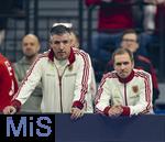 17.03.2025, Fussball, das FC Bayern Mnchen Legenden-Turnier FRANZ BECKENBAUER CUP, im SAP-Garden Mnchen. von links:  Roy Makaay, Philipp Lahm (Bayern Mnchen).