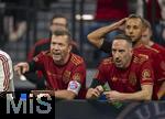 17.03.2025, Fussball, das FC Bayern Mnchen Legenden-Turnier FRANZ BECKENBAUER CUP, im SAP-Garden Mnchen. v.li: Lothar Matthus (Bayern Mnchen), Rafinha, Franck Ribery (Bayern Mnchen).