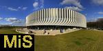 17.03.2025, Fussball, das FC Bayern Mnchen Legenden-Turnier FRANZ BECKENBAUER CUP, im SAP-Garden Mnchen. Aussenansicht, Fassade der neuen Multifunktionshalle im Olympiapark am ehemaligen Standort der Radhalle. Ansicht Ostseite