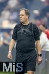 17.03.2025, Fussball, das FC Bayern Mnchen Legenden-Turnier FRANZ BECKENBAUER CUP, im SAP-Garden Mnchen. Am Brustgurt vom Schiedsrichter ist die Bodycam fr actionreiche Livebilder aus Schiri-Perspektive angebracht.