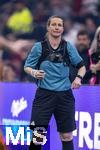 17.03.2025, Fussball, das FC Bayern Mnchen Legenden-Turnier FRANZ BECKENBAUER CUP, im SAP-Garden Mnchen. Am Brustgurt von der Schiedsrichterin ist die Bodycam fr actionreiche Livebilder aus Schiri-Perspektive angebracht.