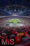 17.03.2025, Fussball, das FC Bayern Mnchen Legenden-Turnier FRANZ BECKENBAUER CUP, im SAP-Garden Mnchen. Stadionbersicht von oben, 