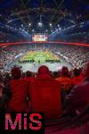 17.03.2025, Fussball, das FC Bayern Mnchen Legenden-Turnier FRANZ BECKENBAUER CUP, im SAP-Garden Mnchen. Stadionbersicht von oben, 