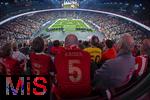 17.03.2025, Fussball, das FC Bayern Mnchen Legenden-Turnier FRANZ BECKENBAUER CUP, im SAP-Garden Mnchen. Stadionbersicht von oben, 