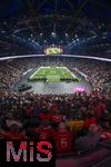 17.03.2025, Fussball, das FC Bayern Mnchen Legenden-Turnier FRANZ BECKENBAUER CUP, im SAP-Garden Mnchen. Stadionbersicht von oben, 