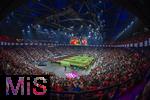 17.03.2025, Fussball, das FC Bayern Mnchen Legenden-Turnier FRANZ BECKENBAUER CUP, im SAP-Garden Mnchen. Stadionbersicht von oben, 