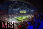 17.03.2025, Fussball, das FC Bayern Mnchen Legenden-Turnier FRANZ BECKENBAUER CUP, im SAP-Garden Mnchen. Stadionbersicht von oben, 