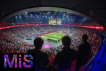 17.03.2025, Fussball, das FC Bayern Mnchen Legenden-Turnier FRANZ BECKENBAUER CUP, im SAP-Garden Mnchen. Stadionbersicht von oben, 