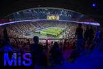 17.03.2025, Fussball, das FC Bayern Mnchen Legenden-Turnier FRANZ BECKENBAUER CUP, im SAP-Garden Mnchen. Stadionbersicht von oben, 