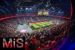 17.03.2025, Fussball, das FC Bayern Mnchen Legenden-Turnier FRANZ BECKENBAUER CUP, im SAP-Garden Mnchen. Stadionbersicht von oben, 