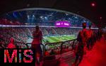 17.03.2025, Fussball, das FC Bayern Mnchen Legenden-Turnier FRANZ BECKENBAUER CUP, im SAP-Garden Mnchen. Stadionbersicht von oben, 