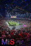 17.03.2025, Fussball, das FC Bayern Mnchen Legenden-Turnier FRANZ BECKENBAUER CUP, im SAP-Garden Mnchen. Stadionbersicht von oben, 