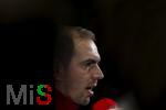 17.03.2025, Fussball, das FC Bayern Mnchen Legenden-Turnier FRANZ BECKENBAUER CUP, im SAP-Garden Mnchen. Philipp Lahm (Bayern Mnchen) beim Interview.