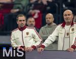17.03.2025, Fussball, das FC Bayern Mnchen Legenden-Turnier FRANZ BECKENBAUER CUP, im SAP-Garden Mnchen. v.li: Philipp Lahm (Bayern Mnchen), Raimond Aumann (Bayern Mnchen).