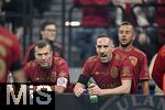 17.03.2025, Fussball, das FC Bayern Mnchen Legenden-Turnier FRANZ BECKENBAUER CUP, im SAP-Garden Mnchen. v.li: Lothar Matthus, Franck Ribery, Rafinha,  