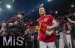 17.03.2025, Fussball, das FC Bayern Mnchen Legenden-Turnier FRANZ BECKENBAUER CUP, im SAP-Garden Mnchen. Lothar Matthus (Bayern Mnchen) kommt in die Arena.
