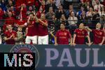17.03.2025, Fussball, das FC Bayern Mnchen Legenden-Turnier FRANZ BECKENBAUER CUP, im SAP-Garden Mnchen. v.li: Sebastian Rudy, Claudio Pizarro, Paulo Sergio, Giovanne Elber, Holger Badstuber, Thomas Linke, 