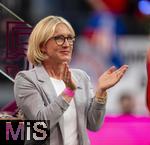 17.03.2025, Fussball, das FC Bayern Mnchen Legenden-Turnier FRANZ BECKENBAUER CUP, im SAP-Garden Mnchen. Franz Beckenbauer-Witwe Heidi Beckenbauer  