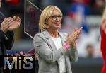 17.03.2025, Fussball, das FC Bayern Mnchen Legenden-Turnier FRANZ BECKENBAUER CUP, im SAP-Garden Mnchen. Franz Beckenbauer-Witwe Heidi Beckenbauer   
