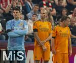 17.03.2025, Fussball, das FC Bayern Mnchen Legenden-Turnier FRANZ BECKENBAUER CUP, im SAP-Garden Mnchen. von links: Torwart Iker Casillas (Real Madrid), Pepe (Real Madrid),  