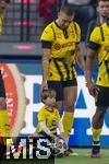 17.03.2025, Fussball, das FC Bayern Mnchen Legenden-Turnier FRANZ BECKENBAUER CUP, im SAP-Garden Mnchen. Moritz Leitner (Dortmund) mit seinem Sohn  