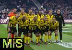 17.03.2025, Fussball, das FC Bayern Mnchen Legenden-Turnier FRANZ BECKENBAUER CUP, im SAP-Garden Mnchen. Mannschaftsfoto Borussia Dortmund mit Patrick Owomoyela, Dede, Heinrich, Roman Weidenfeller, Sven Bender, Moritz Leitner, Antonio da Silva, Mladen Petric, Ewerthon, Lucas Barrios, Kevin Grokreutz, Oliver Kirch.  