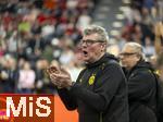 17.03.2025, Fussball, das FC Bayern Mnchen Legenden-Turnier FRANZ BECKENBAUER CUP, im SAP-Garden Mnchen. Stadionsprecher Norbert Dickel (Dortmund).