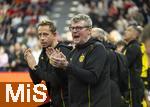 17.03.2025, Fussball, das FC Bayern Mnchen Legenden-Turnier FRANZ BECKENBAUER CUP, im SAP-Garden Mnchen. Stadionsprecher Norbert Dickel (Dortmund).